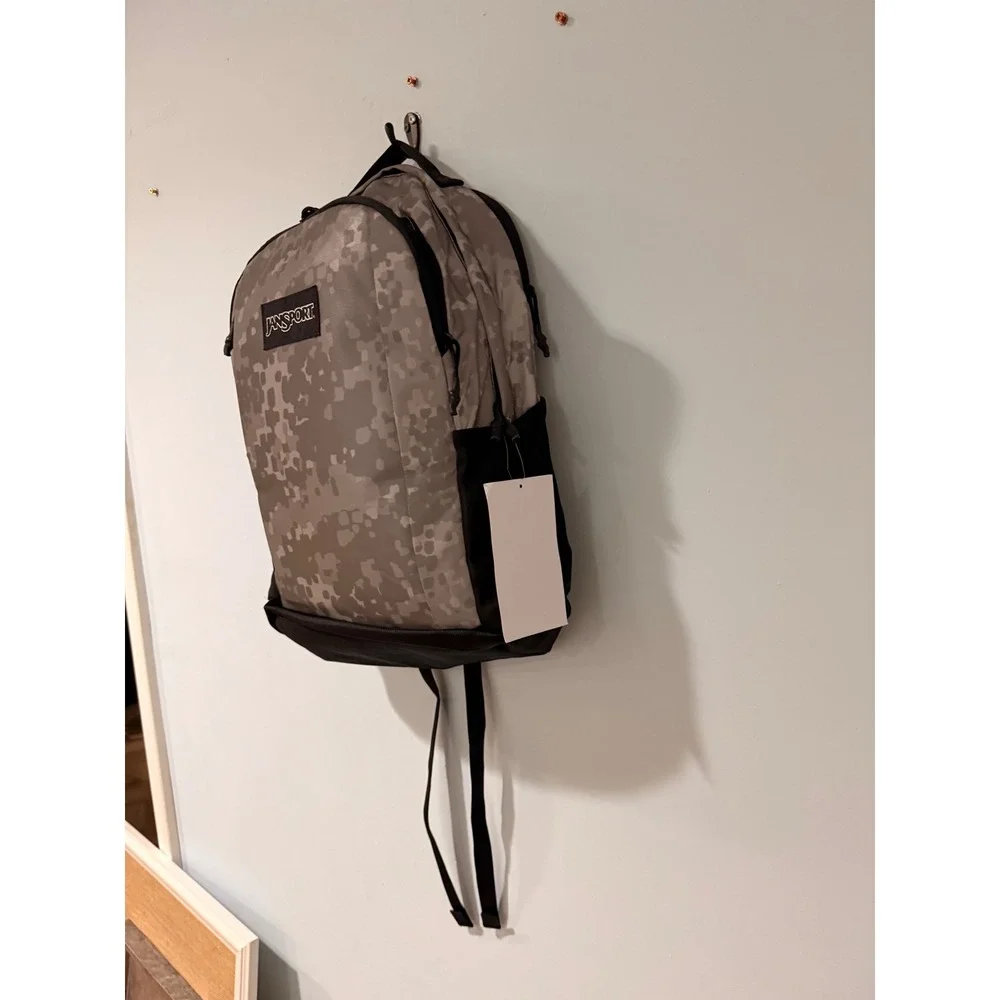 JanSport Inbound Pack FX Reflective Camo Backpack Grey JS0A86E574R 25L New
